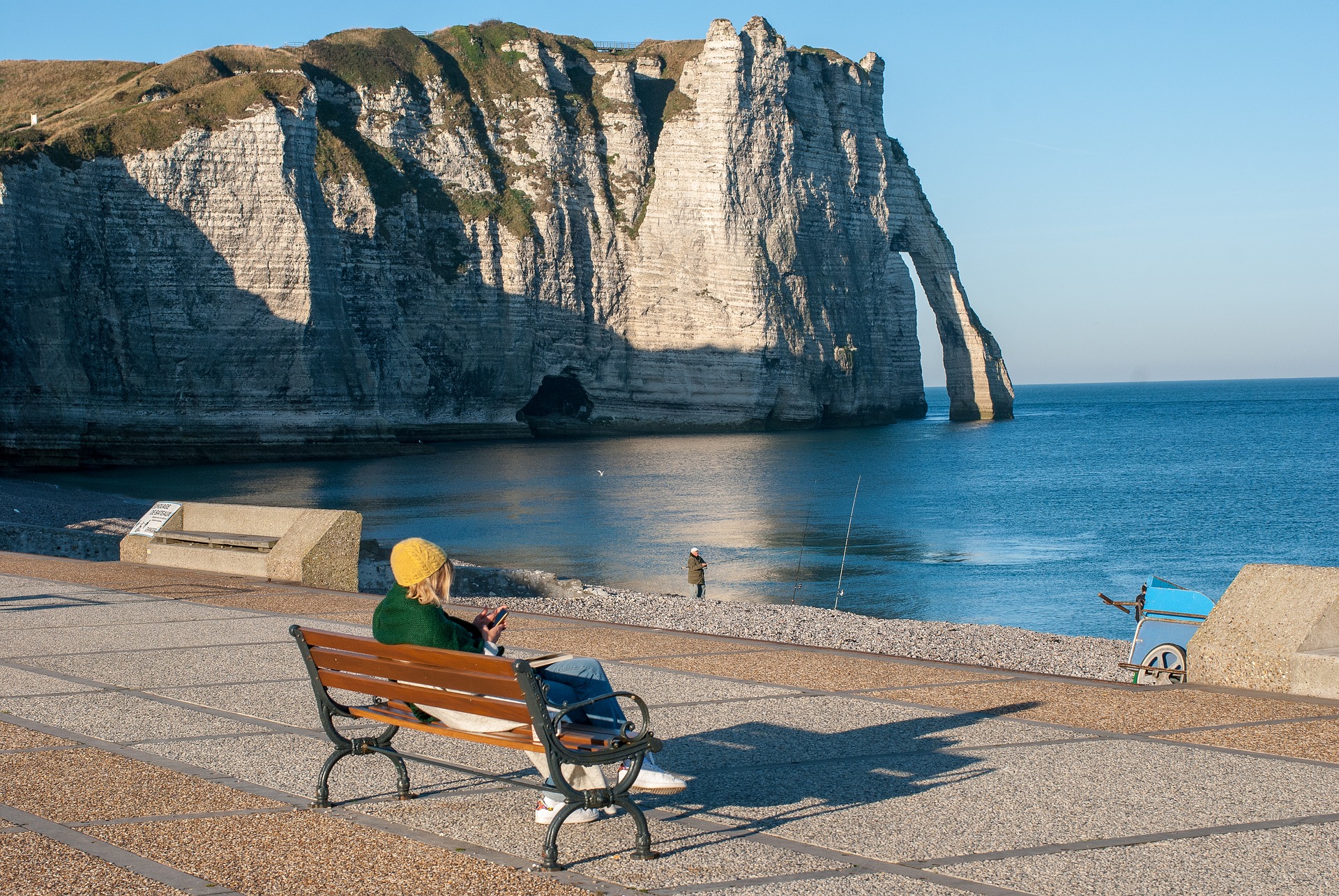 Etretat Rock cliffs